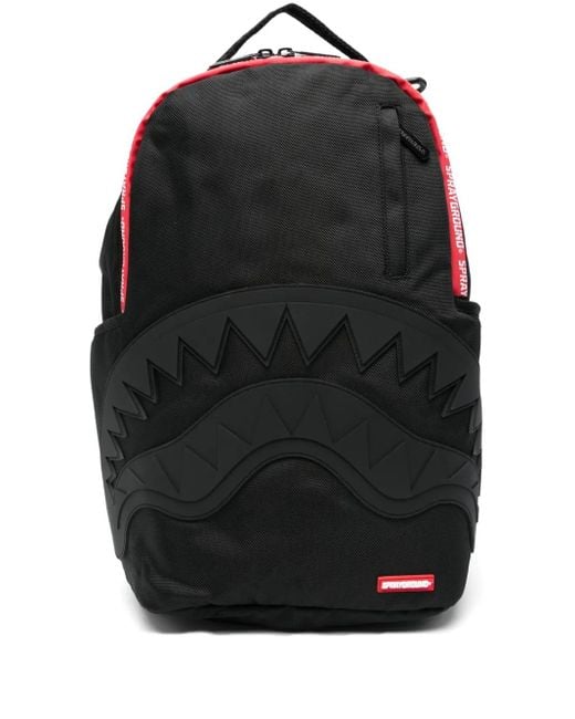 Zaino Con Dettaglio di Sprayground in Black