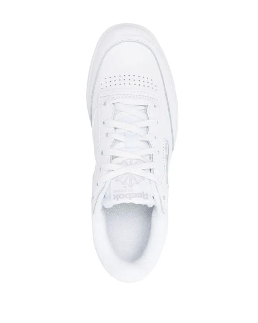Reebok White Low-Top Leather Trainers