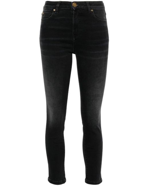 Pinko Black Skinny-Jeans mit hohem Bund