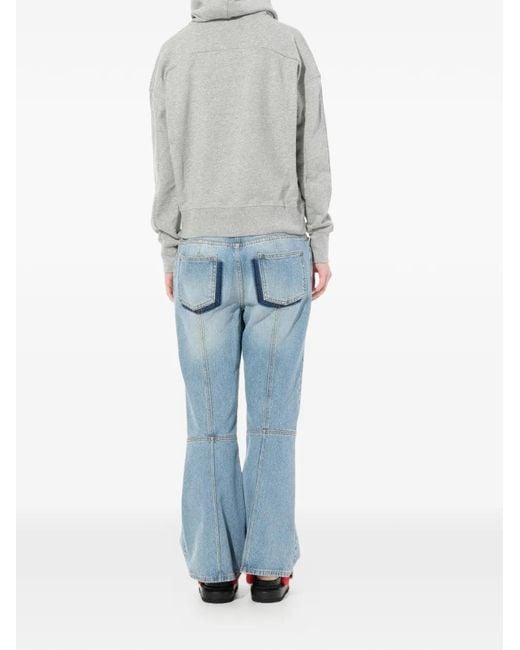 McQueen Blue Flared Jeans