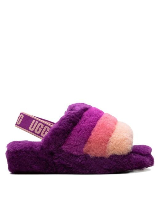 Sandales Fluff Yeah Pride 'Rose/ Ugg en coloris Purple