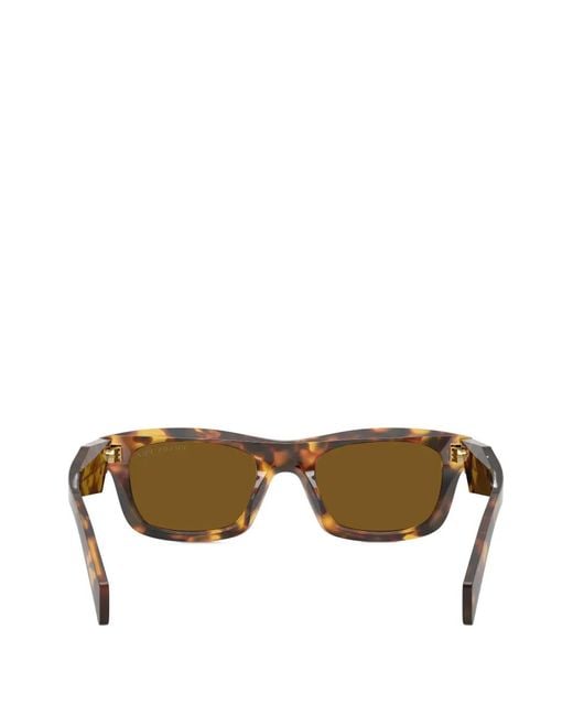 Prada Brown Sunglasses With Prada Logo