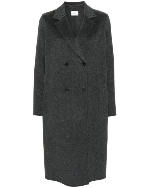 Manteau feutré à boutonnière croisé Claudie Pierlot en coloris Gray