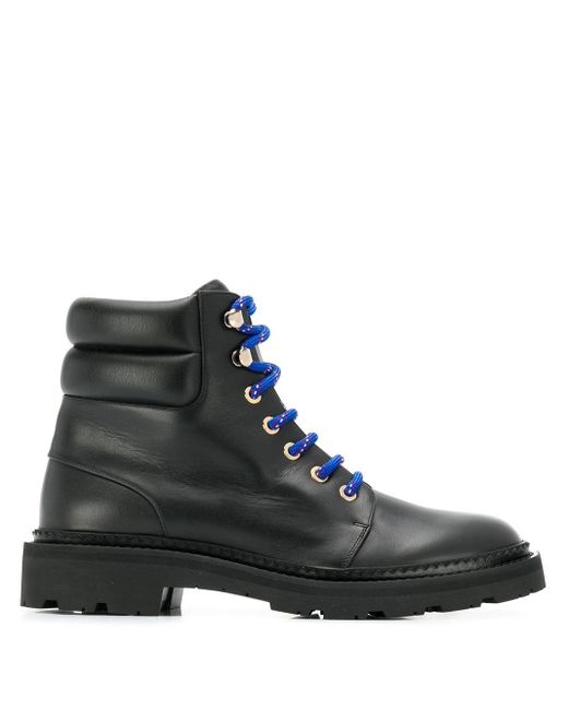 Bally Black Ankle Lace-up Boots