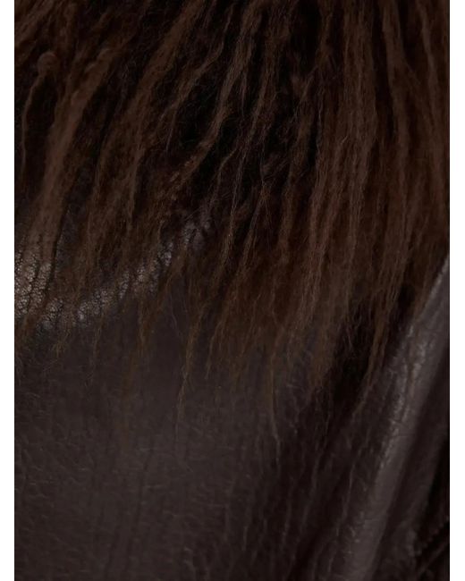 Manokhi Black Jade Shearling Jacket