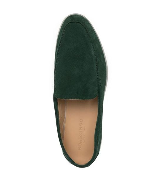 Scarosso Green Slip-On Loafers for men