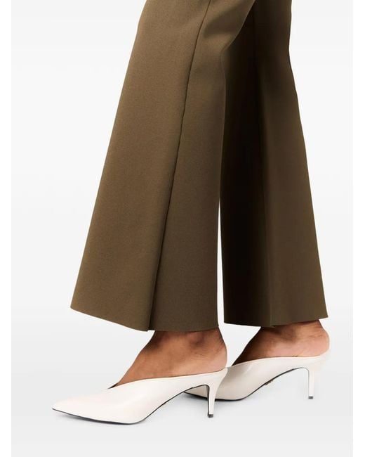 Stella McCartney Green Flared Trousers