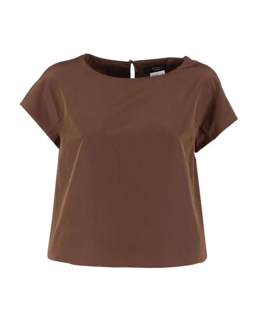 Weekend by Maxmara Brown Top