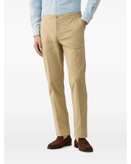 Hackett Natural Elasticated-Waistband Chinos for men