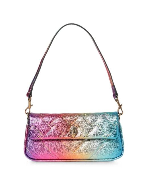 Kurt Geiger Pink Pickle Quilted Shoulder Bag