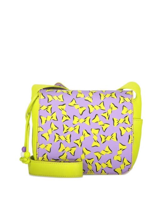 Moschino Multicolor Mini-Tasche mit Schleifen-Print