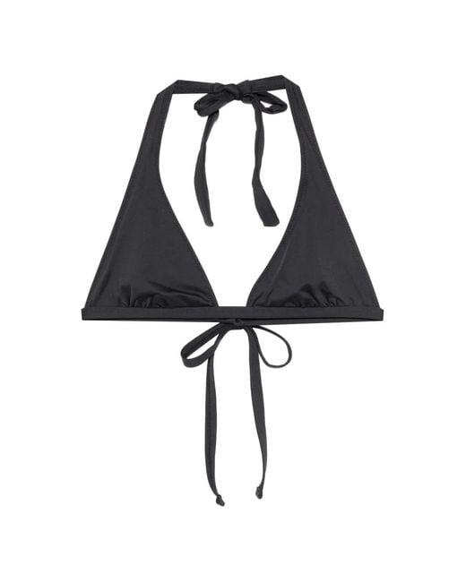 Frankie's Bikinis Black Frank Halterneck Triangle Bikini Top