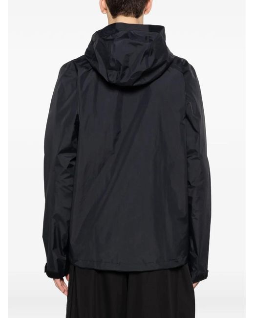 Patagonia Black Logo-Patch Hooded Jacket for men