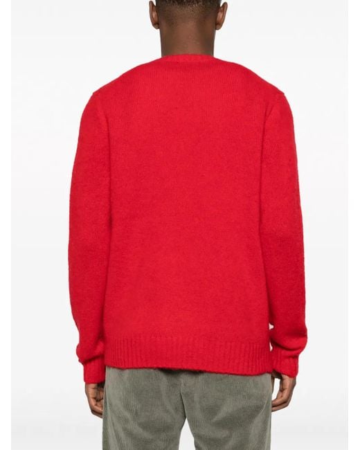 Polo Ralph Lauren Red Long Sleeve Pullover for men