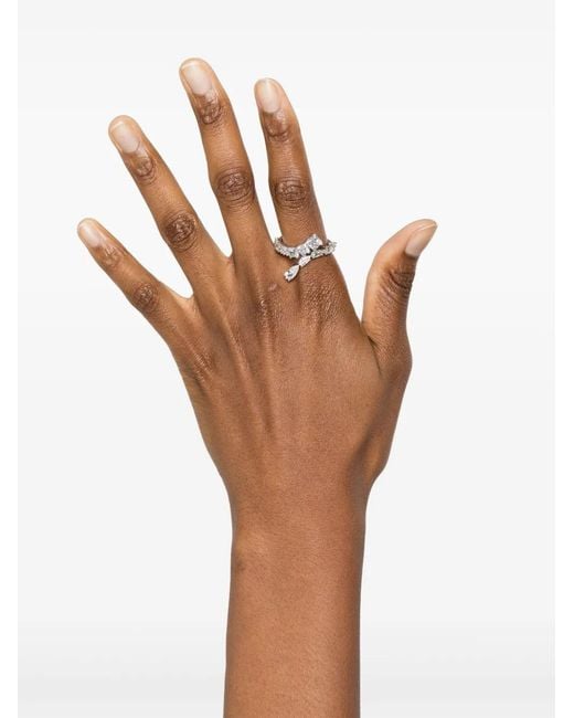 Swarovski White Matrix Ring