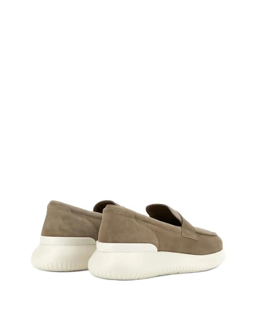 Hogan White Interactive³ Suede Sneakers for men