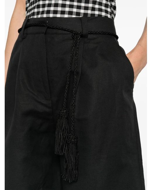 Posse Black Yvette High-Waisted Tailored Short