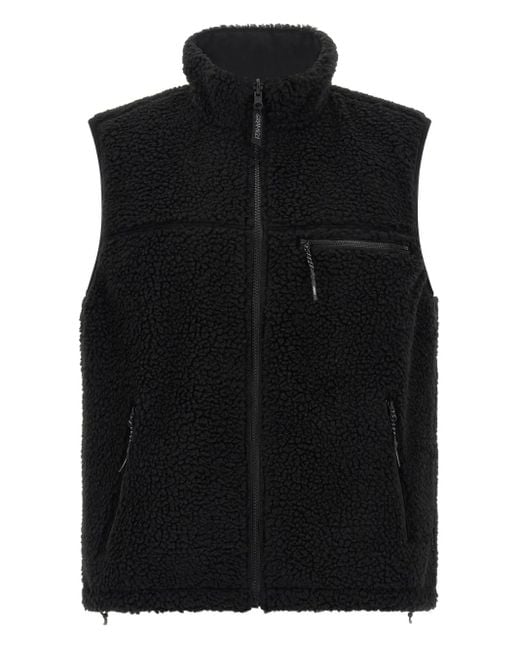 Gramicci Black Reversible Sherpa Vest for men
