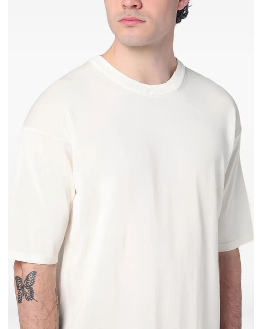 Roberto Collina White Short-Sleeve T-Shirt for men