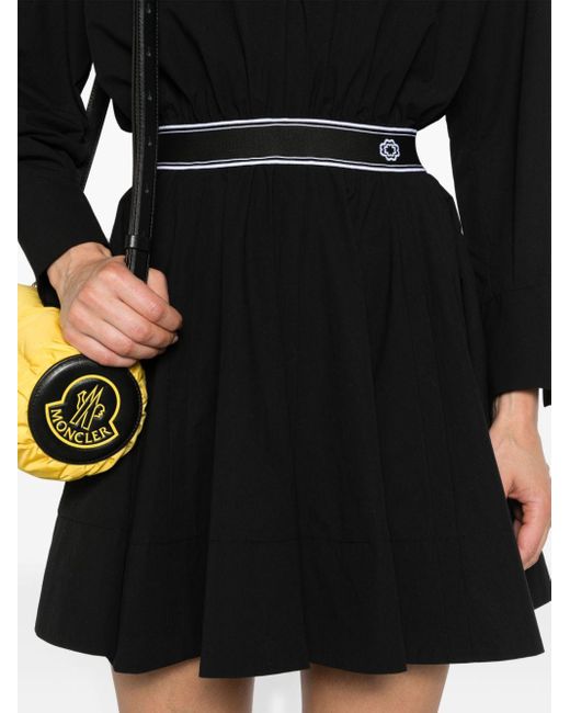 Maje Black Kleid mit Logo-Bund