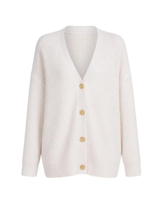 Jenni Kayne White Cocoon Cashmere Cardigan