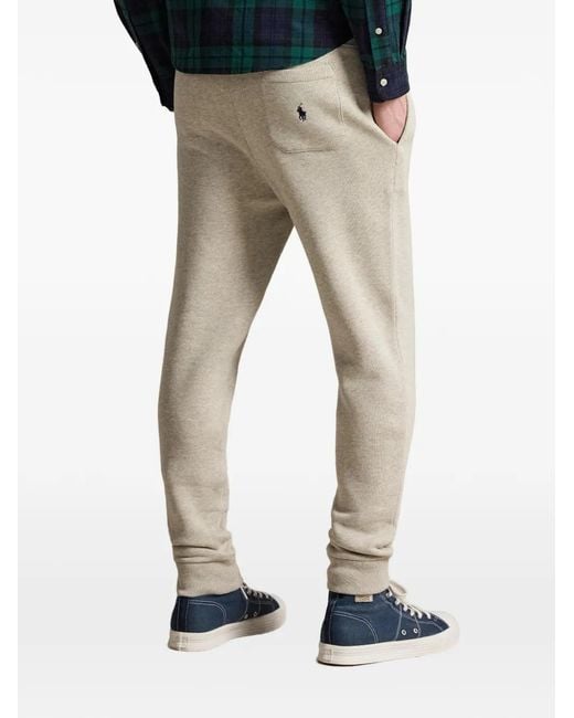 Polo Ralph Lauren Natural Logo-Patch Drawstring Track Pants for men
