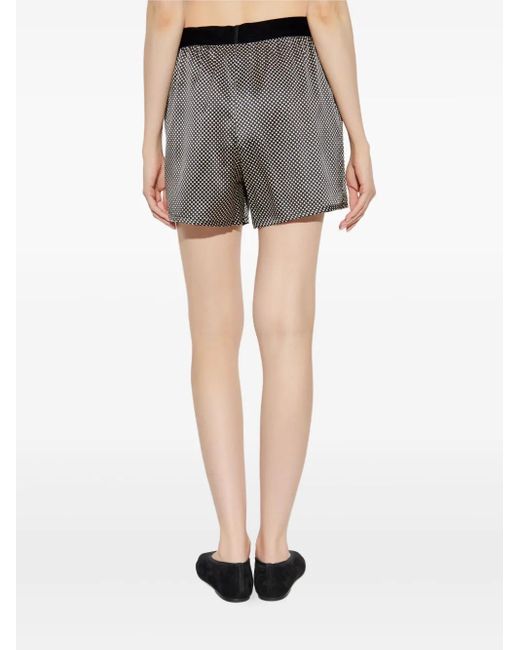 Tom Ford ポルカドット ショートパンツ Gray