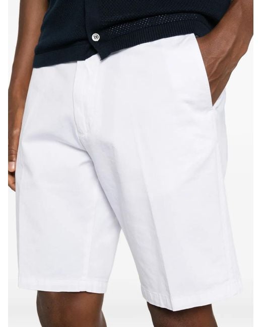 Roy Rogers White Logo-Patch Shorts for men