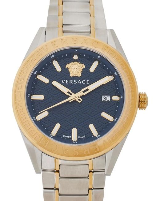 Versace Blue V-Code 42Mm for men
