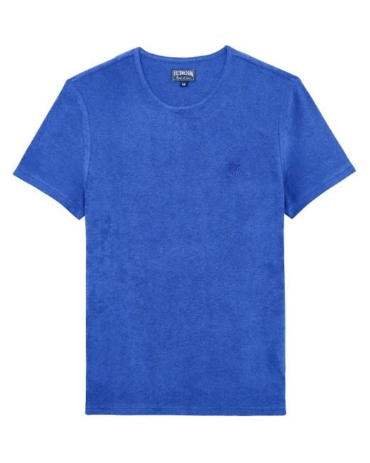 Vilebrequin Blue Terry T-Shirt for men
