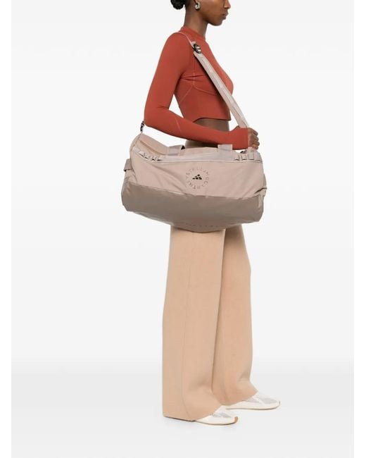 adidas Women's Natural X Stella Mccartney Logo Tote Bag