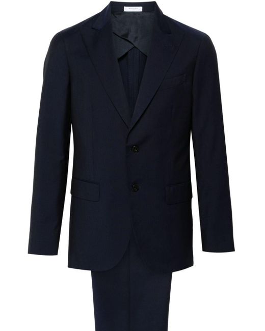 Boglioli Blue Single-breasted Suit for men