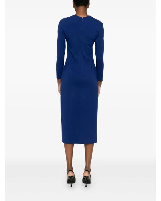 Emporio Armani Blue Midi Dress