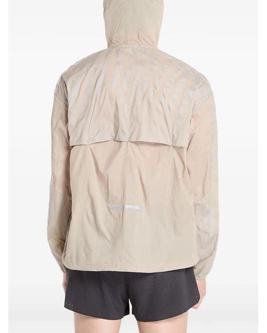 Adidas Natural Hooded Pattern Jacket for men