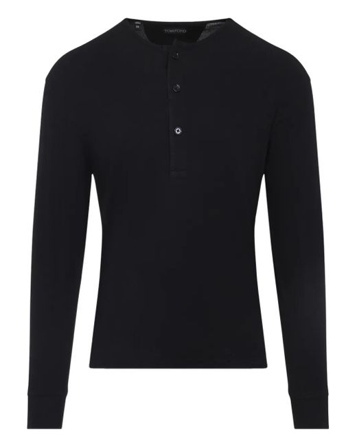 メンズ Tom Ford ロングtシャツ Black