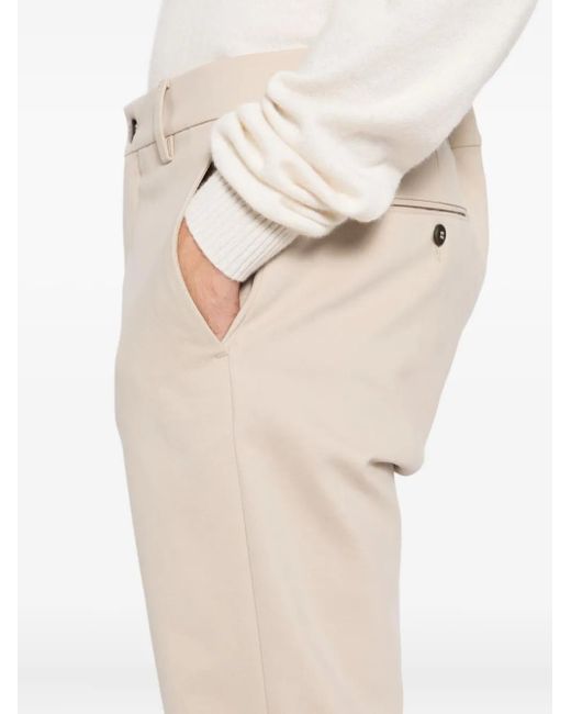 Eleventy Natural Twill Trousers for men