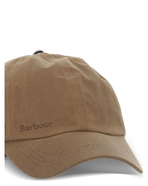 Barbour Brown Tonal-Logo Baseball Cap for men