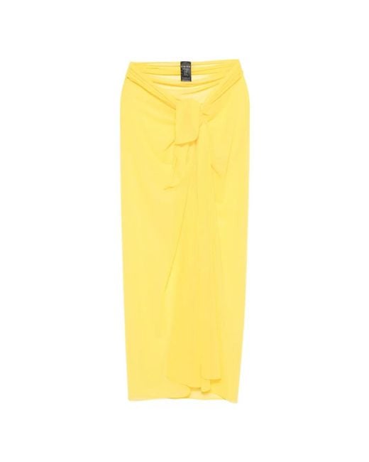 Fisico Yellow Knotted Sarong
