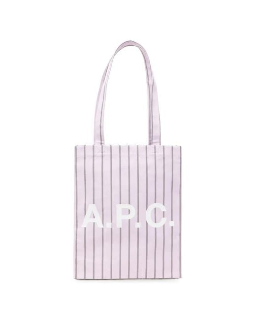 A.P.C. Pink Lou Tote Bag