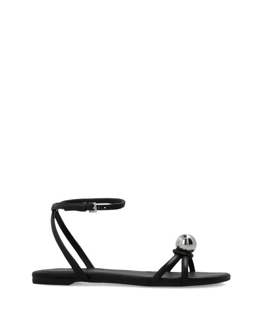 Kate Spade White Harmony Orb Strap Sandals