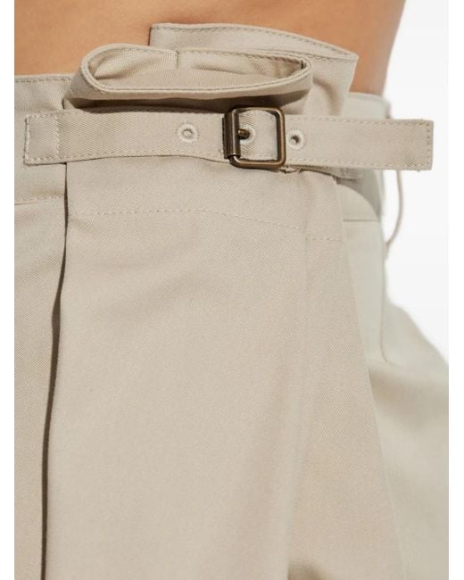 Loewe Geplooide Broek in het Natural