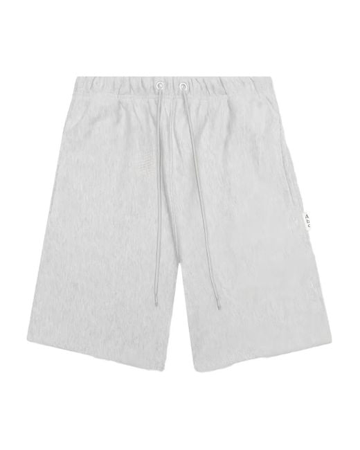 Advisory Board Crystals Shorts Met Trekkoordtaille in het White voor heren
