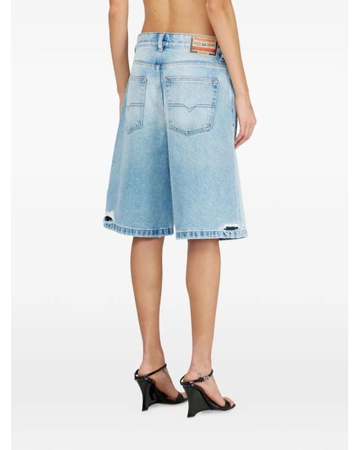 DIESEL Blue Denim Shorts