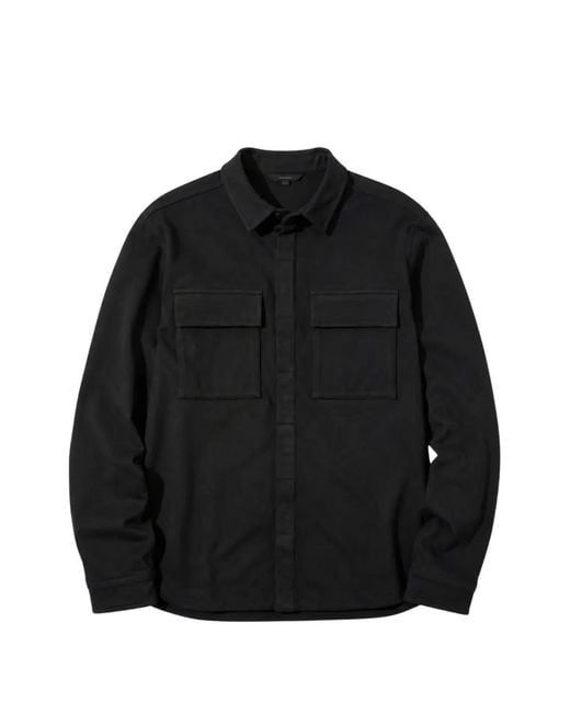 Thom Krom Black Flap-Pocket Shirt for men