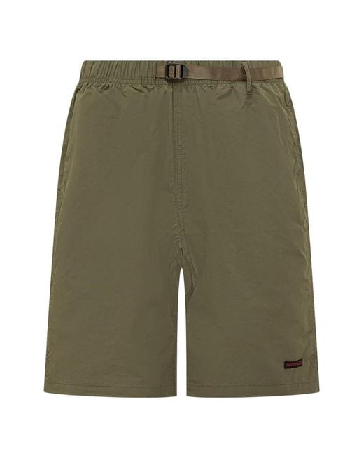 Gramicci Green Belt Cargo Shorts for men