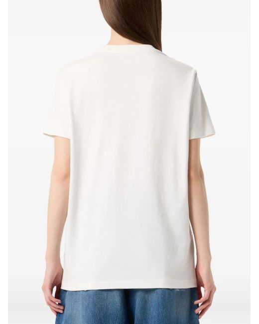 Blumarine フローラル Tシャツ White