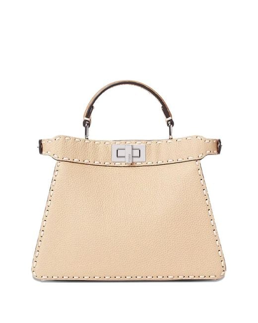 Fendi Natural Small Seeu Tote Bag