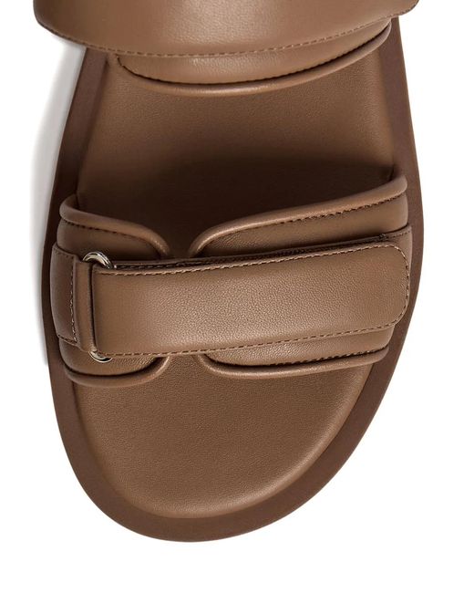 12 STOREEZ Brown Leather Sandals