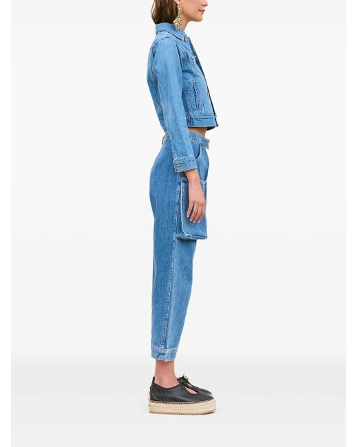 Cult Gaia Blue Jamila Jacket