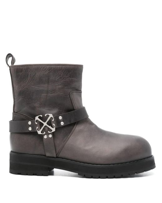 Off-White c/o Virgil Abloh Off Track Stiefel in Black für Herren